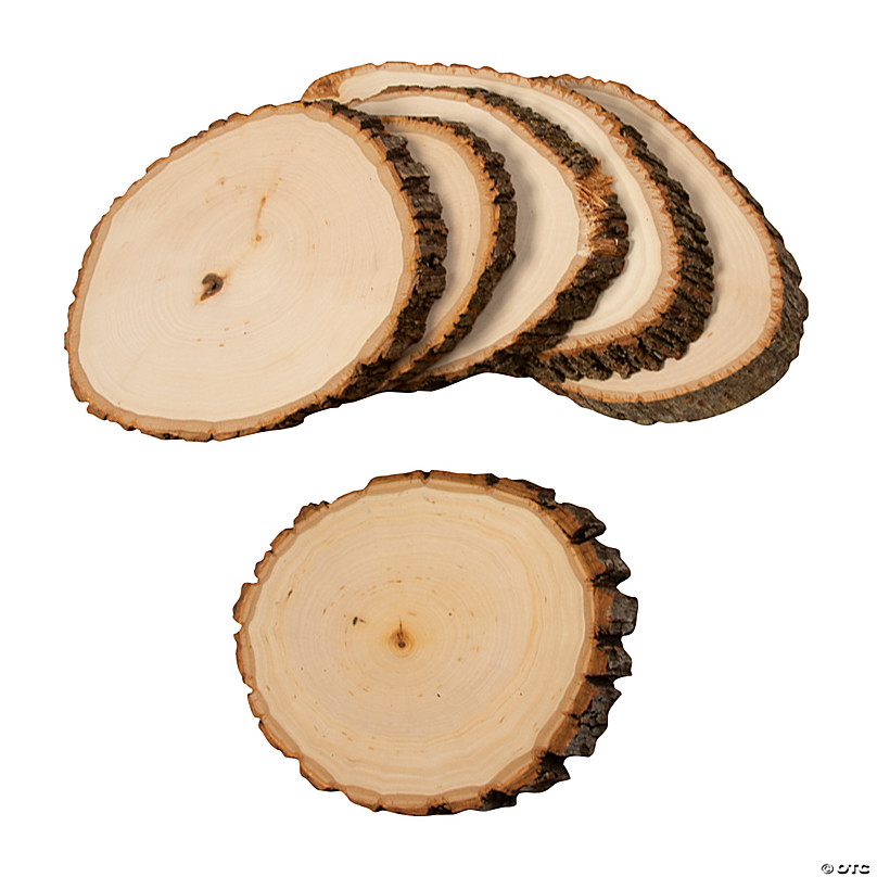Bulk Natural Wood Slice Centerpieces - 12 Pc.