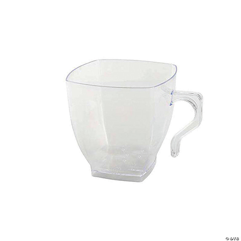 Smarty Had A Party 8 oz. Clear Square Plastic Cups (336 Cups)