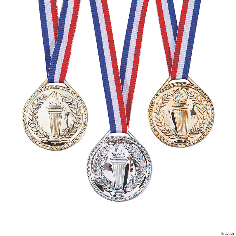 3 Pack Bundle Silver & Bronze GFL Victory Torch Award Medals Hodges Badge Award Medals Gold 