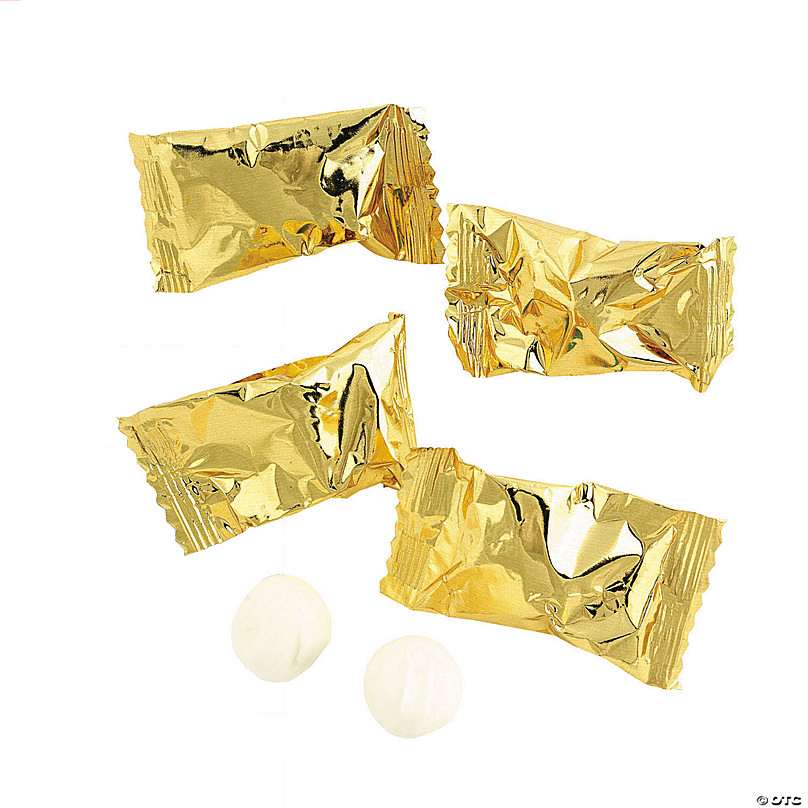 Gold Foil Wedding Mints - Gold Foil Wedding Mint Tins