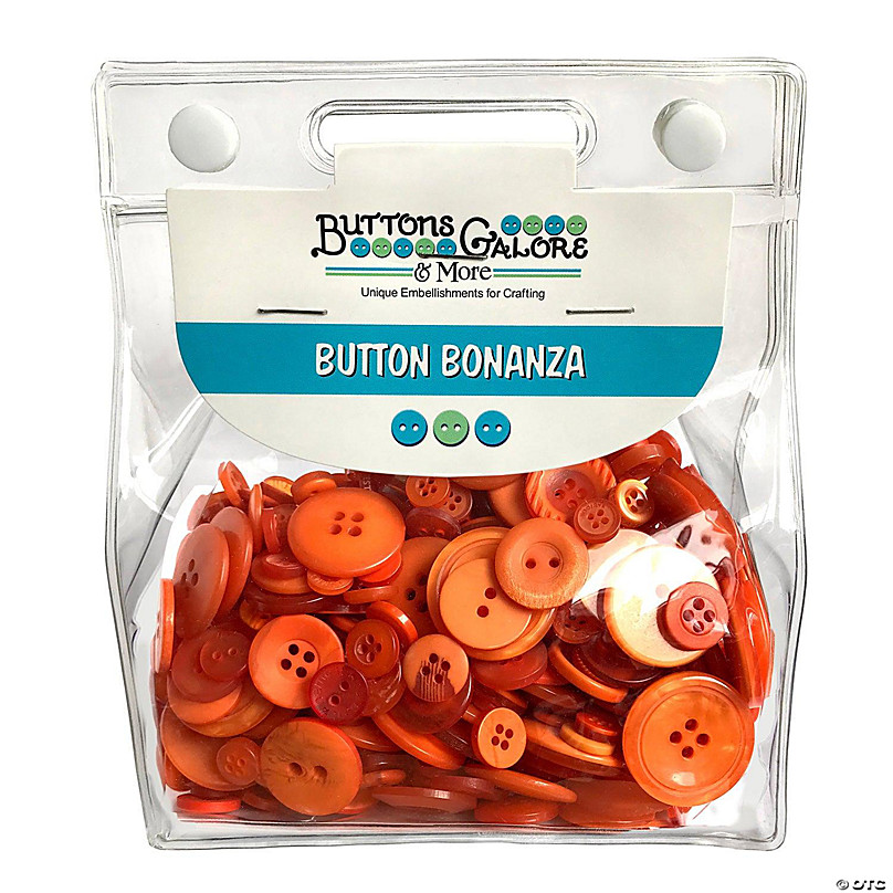 Buttons Galore Pink Grapefruit Craft & Sewing Buttons in Mason Jar - 3.5 oz