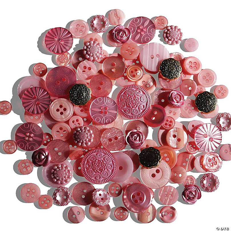 100 Red Buttons for Crafts 