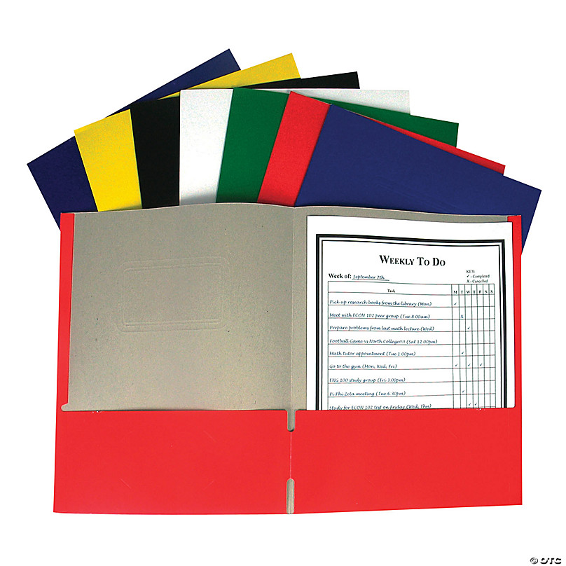 The recycled cardboard document holder