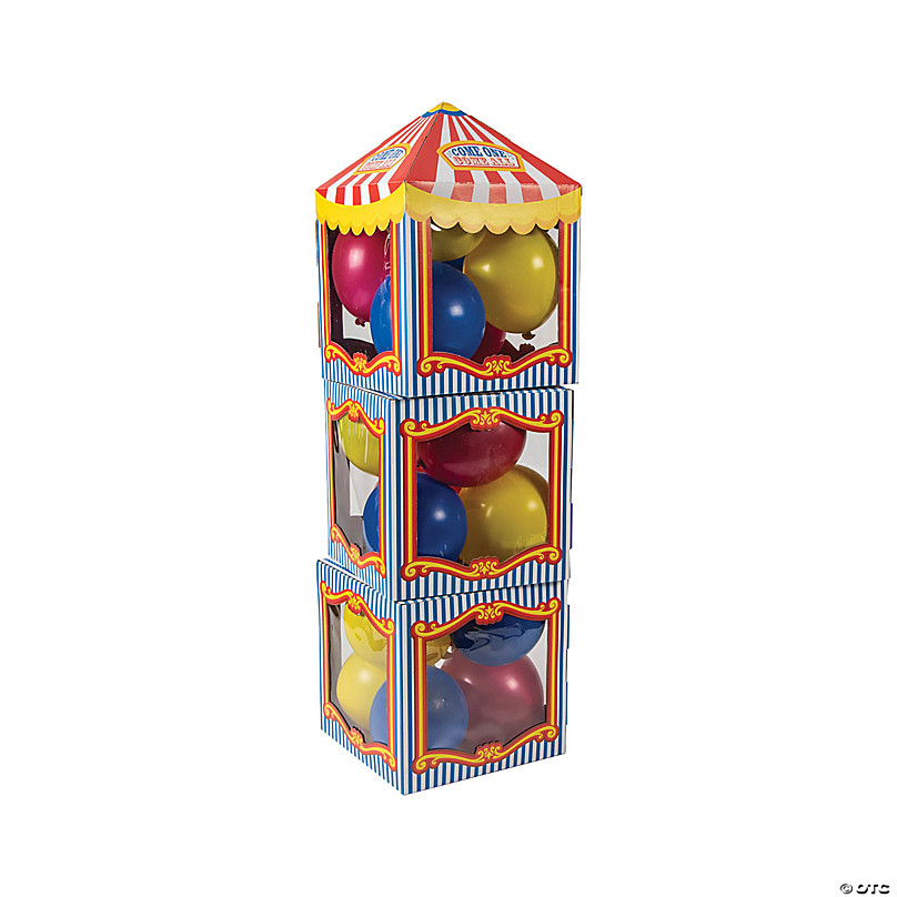 Carnival Ticket Booth Tabletop Hut with Frame - 6 Pc.