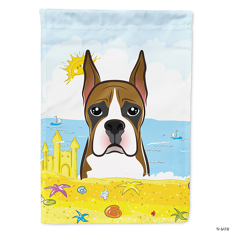 Boxer Summer Beach Decorative Flag 
