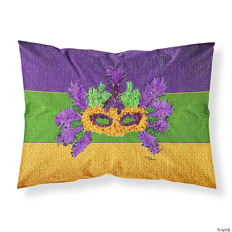 Mardi Gras Feathers and Masks Outdoor House Flag 40 x 28