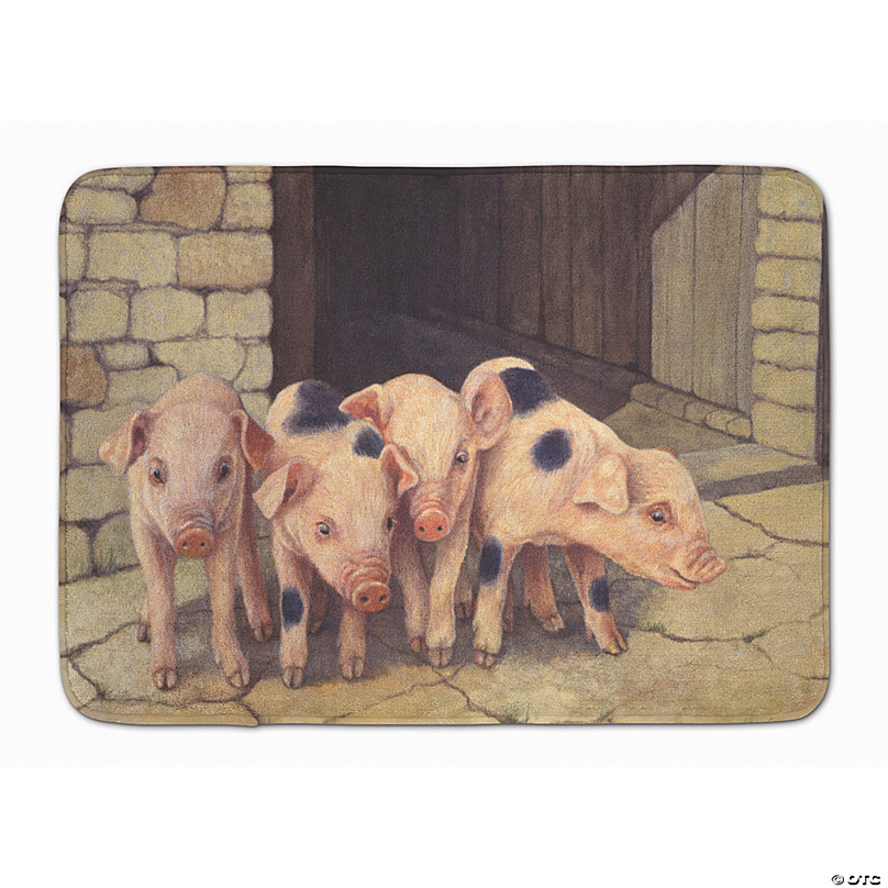 Carolines TreasuresWild Boar Pig Christmas Floor Mat 19 x 27 Multicolor 