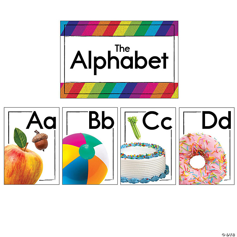 Carson Dellosa Education Photographic Alphabet Bulletin Board Set