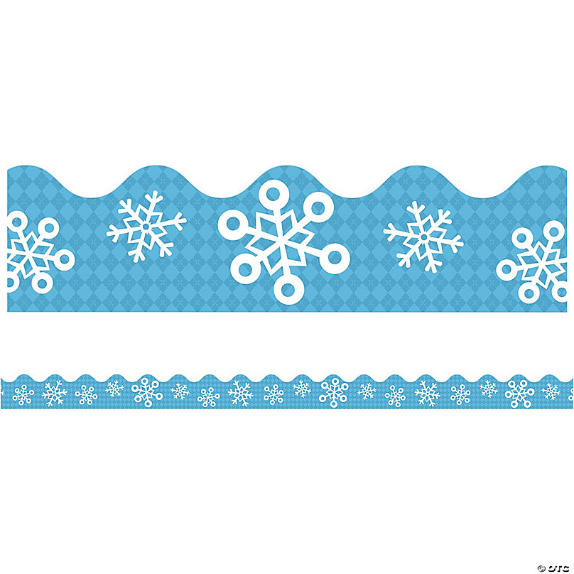 Carson Dellosa Education Snowflakes Scalloped Borders Oriental Trading