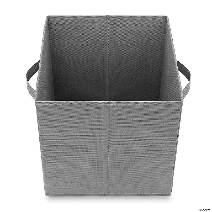 Casafield 6 Collapsible 11 Fabric Cubby Cube Storage Bin Baskets for  Shelves - Gray