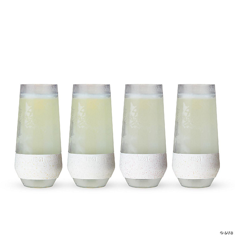 Host Wine Freeze Stemmed Cooling Cups (Set of 4) in Tinted