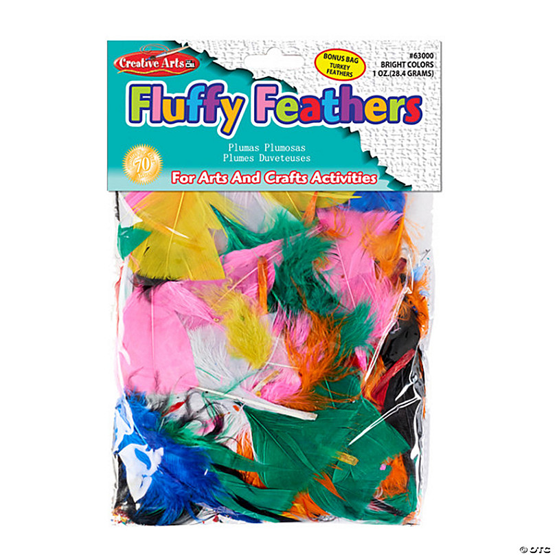 School Smart Maribu Feather, Assorted