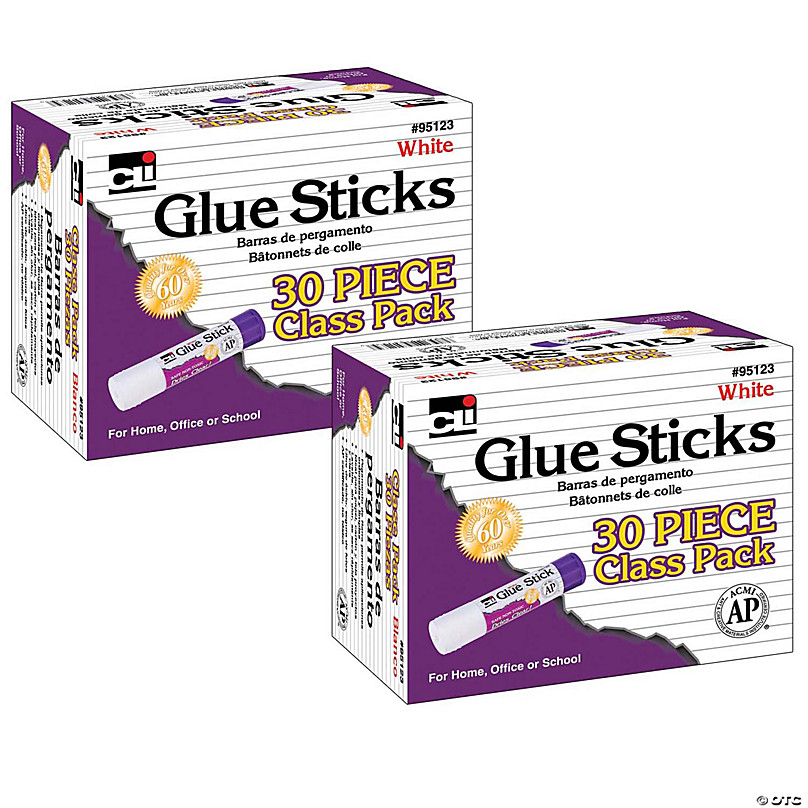 The Mega Deals Elmers Glue Sticks, 0.77 Ounce - Glue Sticks Bulk 4 Count, White Glue Stick