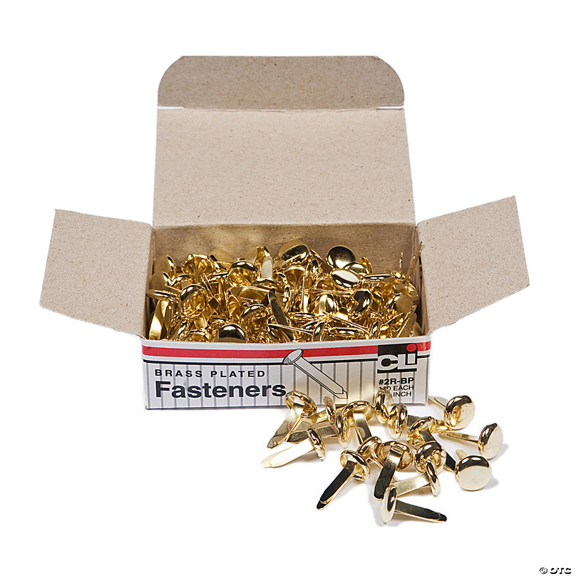 Brass fasteners (box of 100)