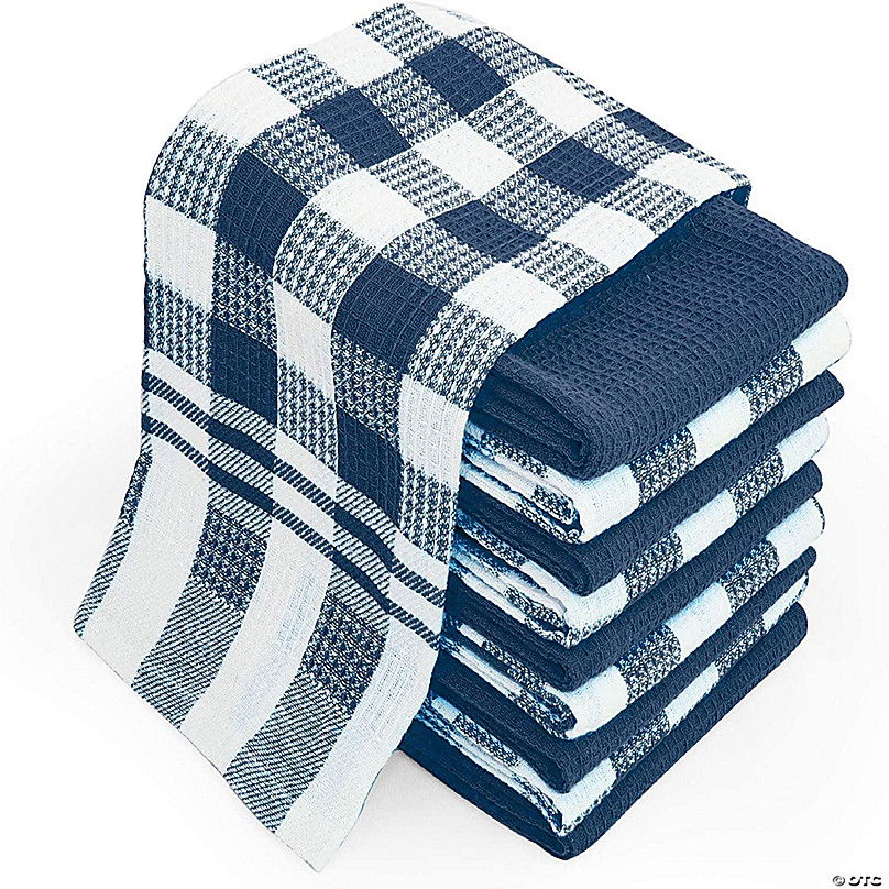  Buffalo Plaid Kitchen Towels - Blue Kitchen Towels