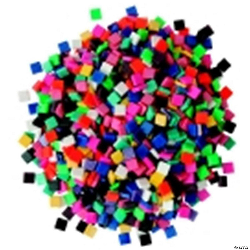 Charles Leonard Pom-Poms, 1/2, Hot Colors, 100 per Pack, 12 Packs