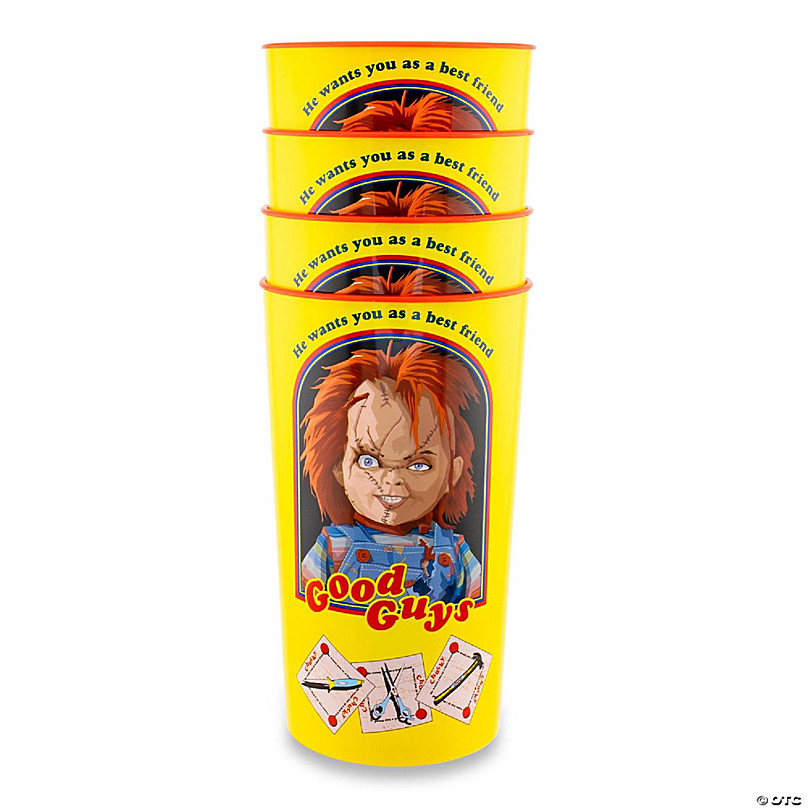 https://s7.orientaltrading.com/is/image/OrientalTrading/FXBanner_808/childs-play-chucky-good-guys-4-piece-plastic-cup-set-each-holds-22-ounces~14438761.jpg