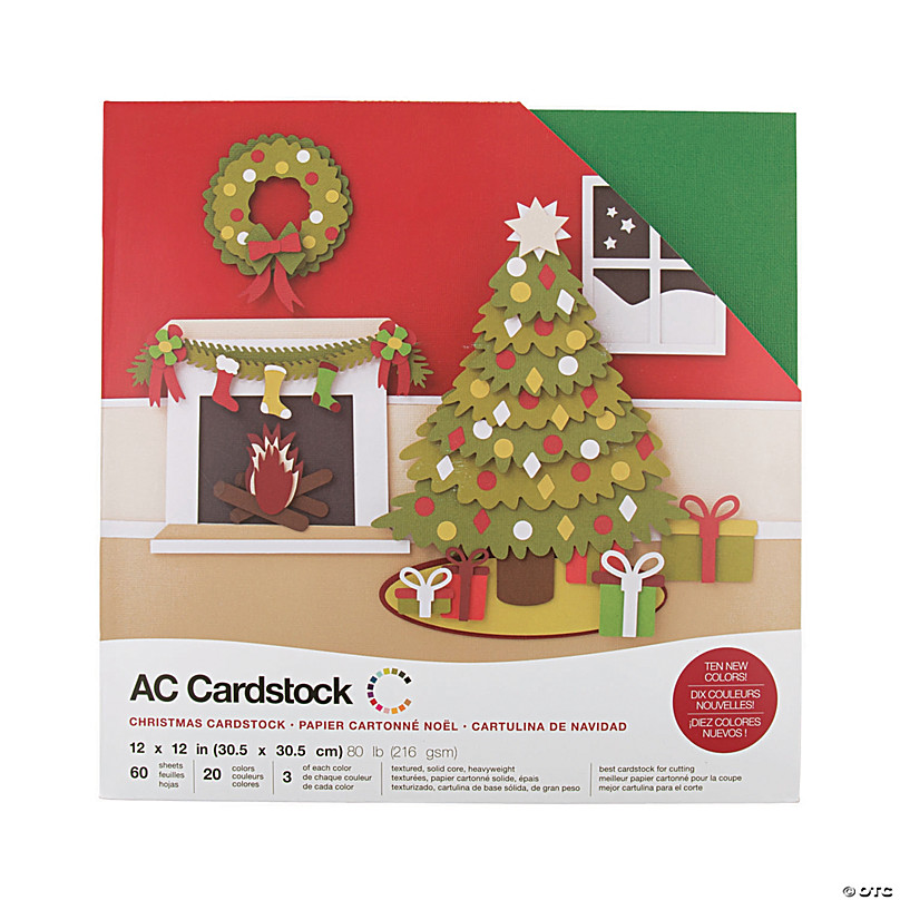 Christmas Cardstock Variety Pack - 60 Pc.