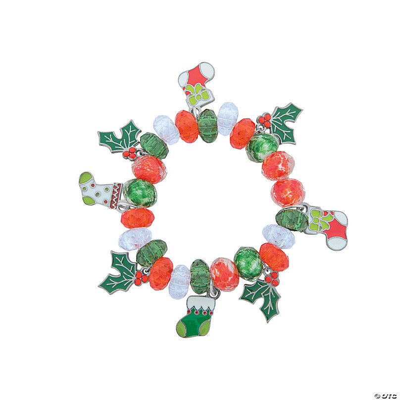 christmas bead bracelet ideas