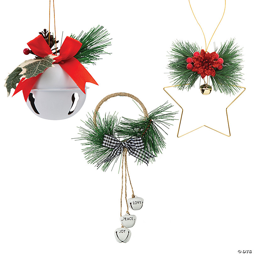 6pcs Christmas Bells Ornaments Christmas Jingle Bells Craft Bells Christmas  Anniversary Bells With Holly Berry