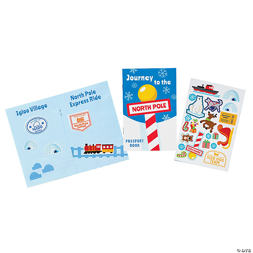 Passport Books for Kids with Stickers (5.6 x 4.2 in, 12 Pack) :  Toys & Games