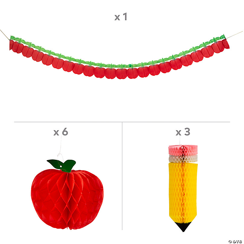 Classroom Apple Decorating Kit 10 Pc Oriental Trading   Classroom Apple Decorating Kit 10 Pc ~14208951 A01 