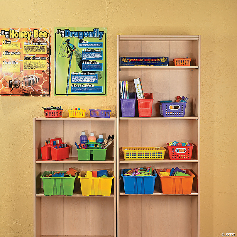 Classroom Library Cart with Connecting Book Bins - New Teacher Supplies &  Educational Resources