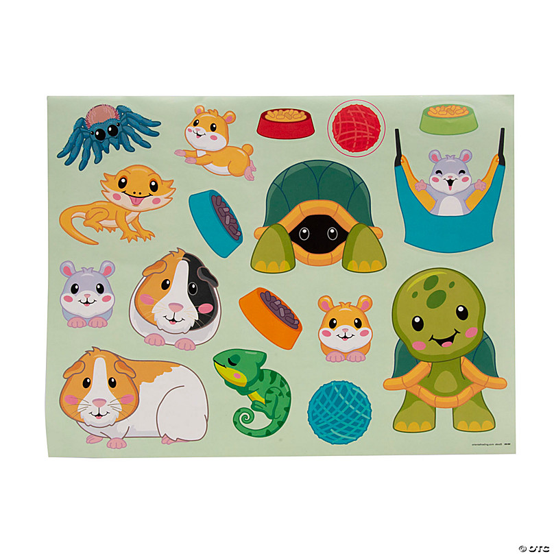 Oriental Trading Company 12 PC Classroom Pets Backpack Clips