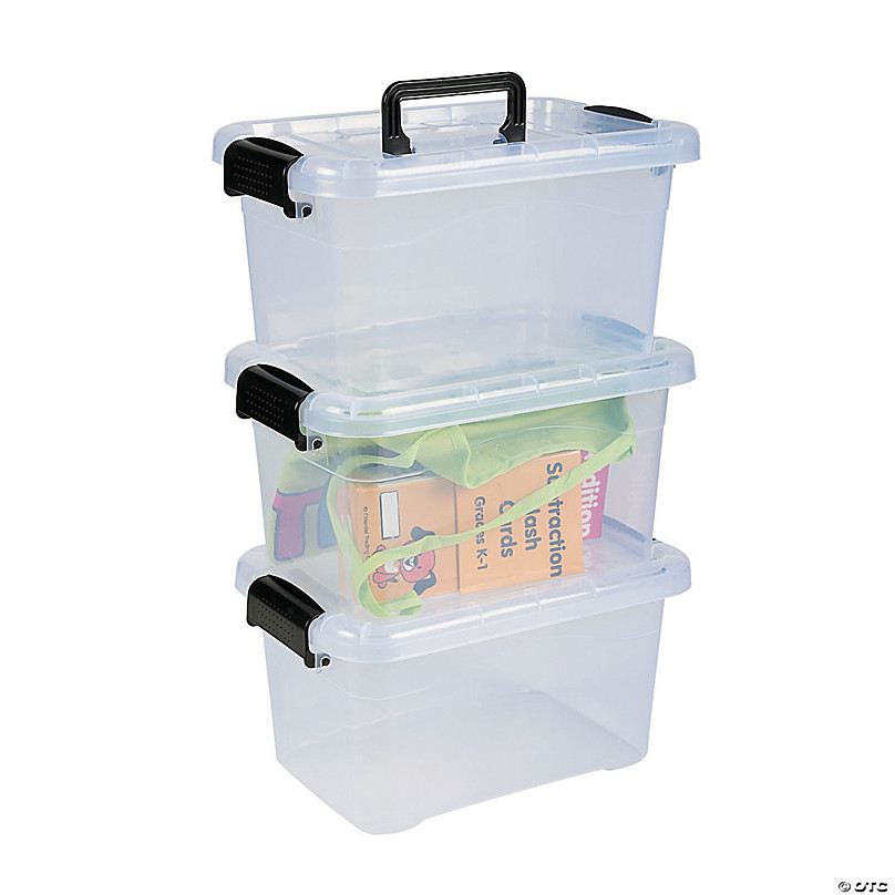 TOY BOX PLASTIC STORAGE BOX TUB CONTAINER BOXES WITH OR WITHOUT LID COLOURFUL 
