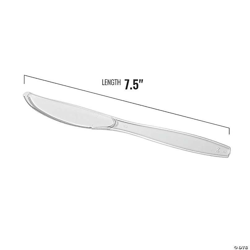 Clear Plastic Disposable Knives (1000 Knives) Oriental Trading