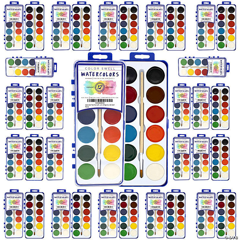 Color Swell Washable Markers Bulk 4 Pack, 8 markers per pack, 32 total  markers 