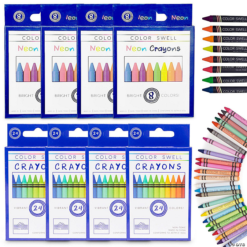Color Swell Bulk Colored Pencils Pack (12 Packs, 12 Pencils/Pack)