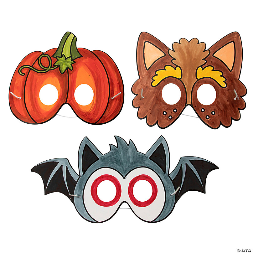 Color Your Own Jack-O'-Lantern Cups with Lids & Straws, Craft Kits,  Halloween, 12 Pieces 