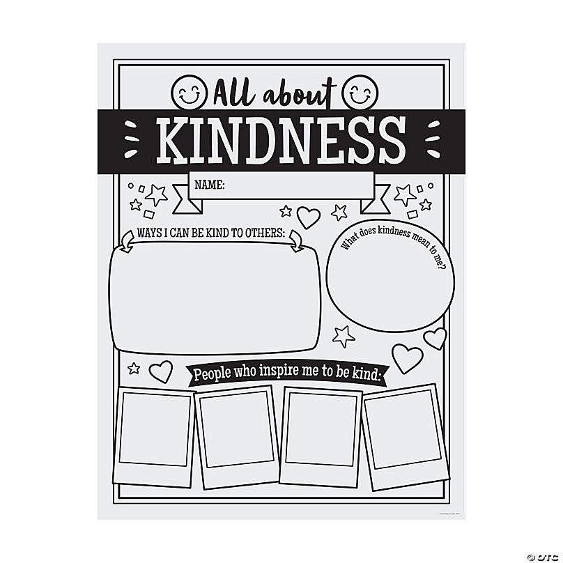 Color Your Own Kindness Posters - 30 Pc.