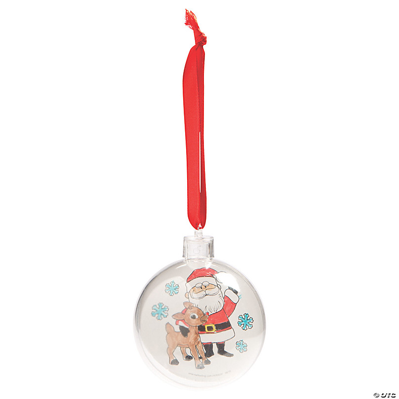 Color Your Own Rudolph the Red-Nosed Reindeer ® Ornament Craft Kit ...