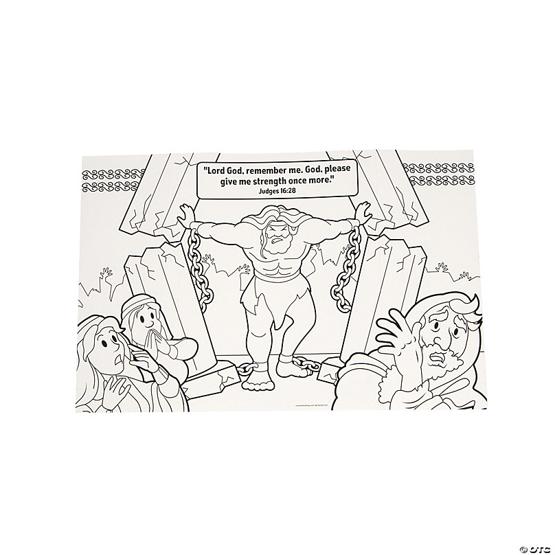 free printable samson coloring pages