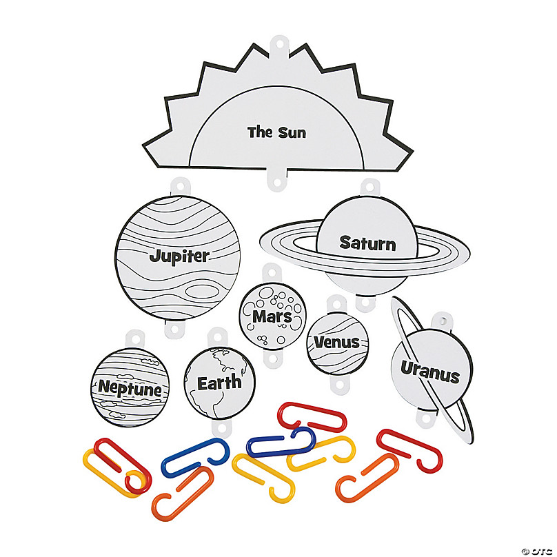 solar system trading cards project