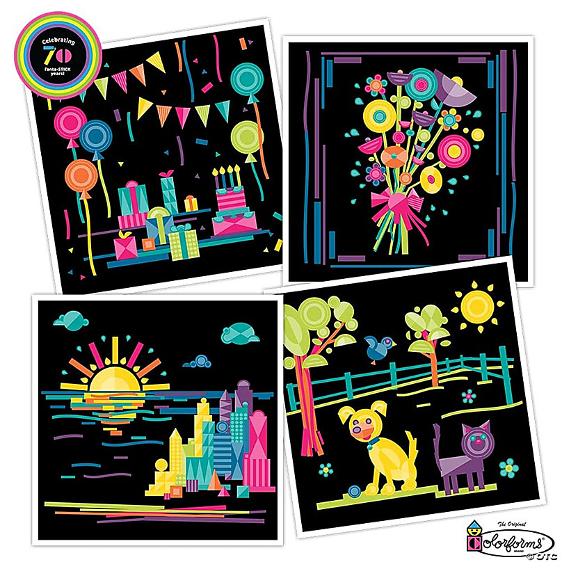 Colorforms Picture Toy 70th Anniversary Set