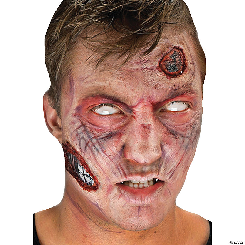 AC1181 Zombie Transfer FX Face Paint Green Costume Horror Make Up