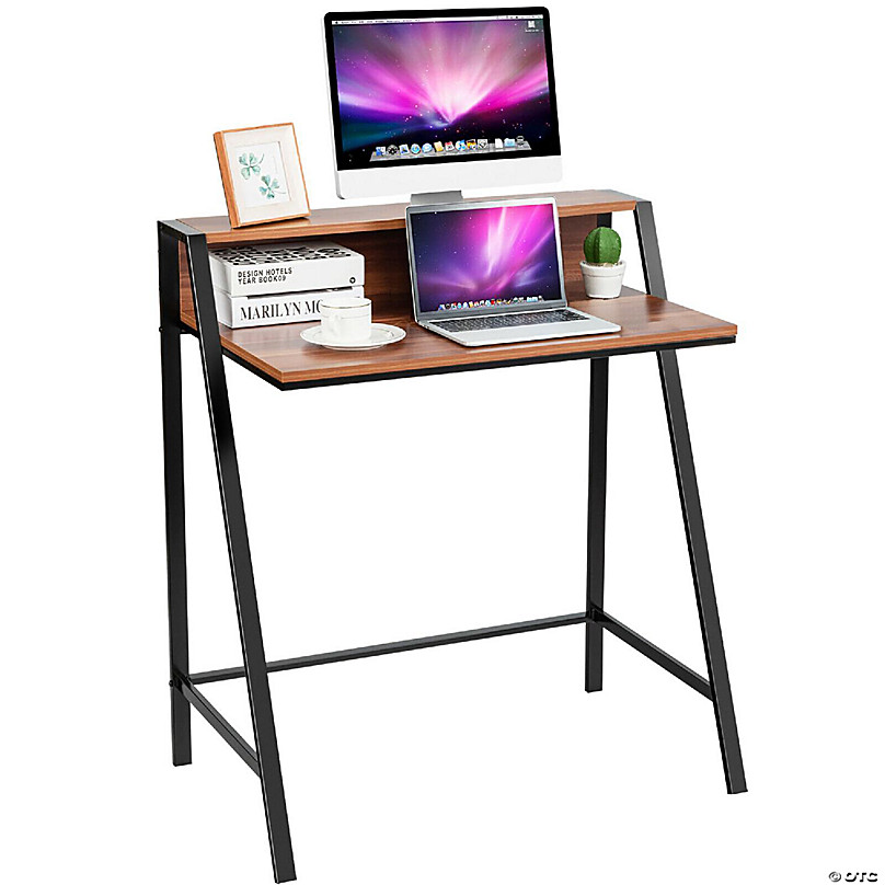 Computer Desk PC Laptop Writing Table Workstation -Brown