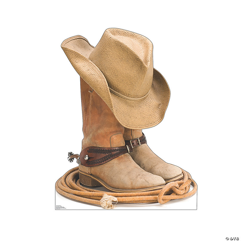 Cowboy Boots Cardboard Stand-Up | Oriental Trading