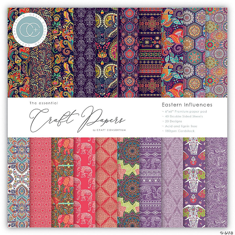 Craft Consortium Eastern Influences 6x6 Premium Paper Pad