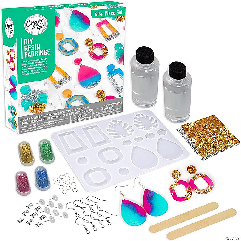 Craftinger Resin Earring Making Kit With Glitter Mica And More Price in  India - Buy Craftinger Resin Earring Making Kit With Glitter Mica And More