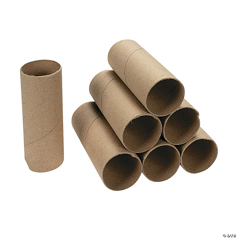 24 Brown Empty Paper Towel Rolls, 3 Size Cardboard Tubes for Crafts, DIY  Art Projects (4, 6, and 10 Inches)