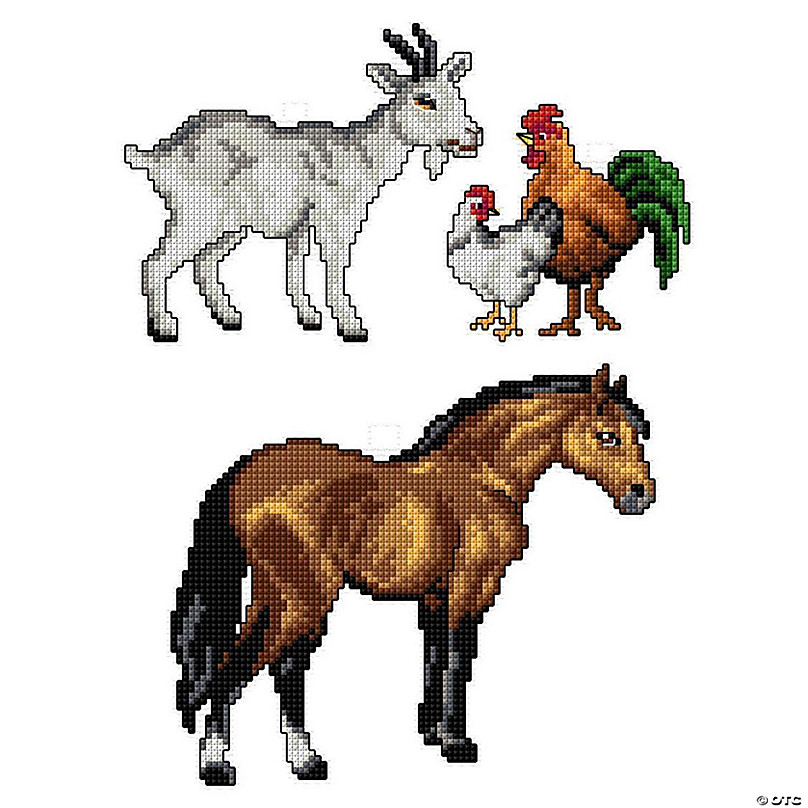 Letistitch Counted Cross Stitch Kit The Reindeers on Their Way! Stocking Leti989