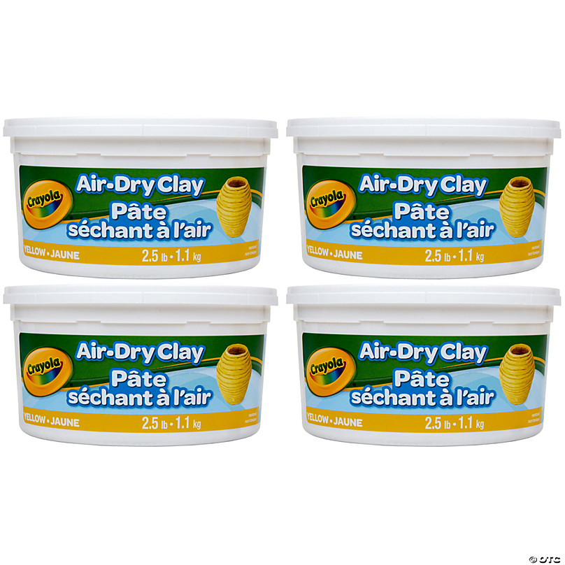 https://s7.orientaltrading.com/is/image/OrientalTrading/FXBanner_808/crayola-air-dry-clay-2-5lb-tub-yellow-pack-of-4~14397255.jpg