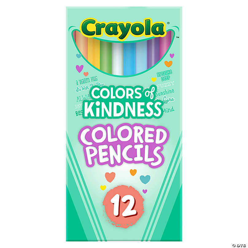 Crayola Colors of Kindness Colored Pencils, 12 Per Pack, 12 Packs ...