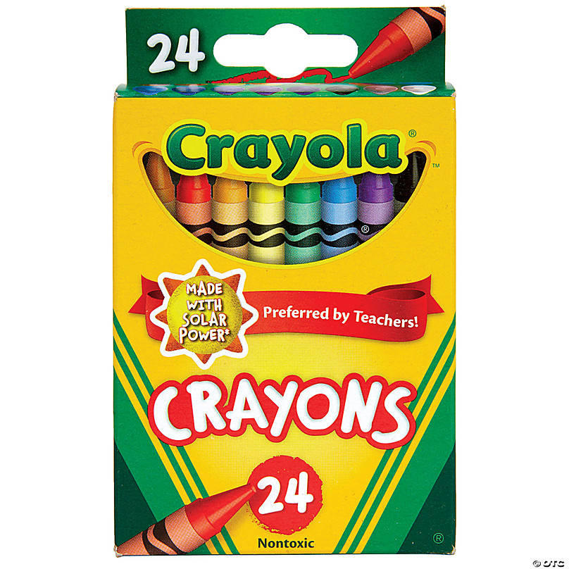 120 PC Bulk Holiday Crayons - 6 Colors per Box