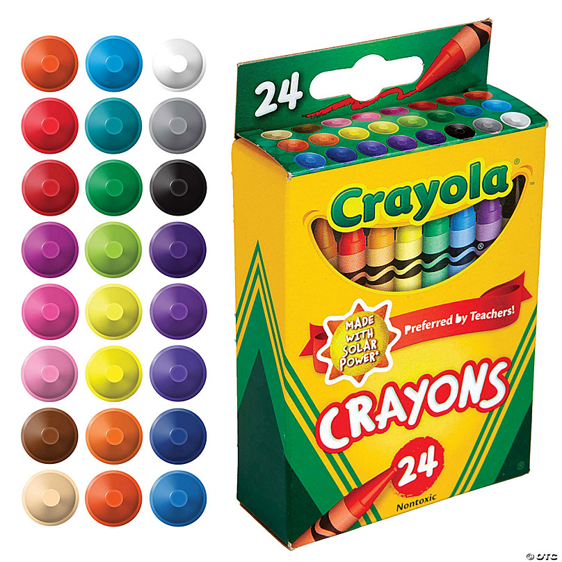  24 Crayons, 12 Packs, Total of 288, Colorations Crayons, Set of  24 Colors, Non Toxic Crayons, Crayons for Kids, Crayons for Toddlers,  Coloring, Drawing : Toys & Games