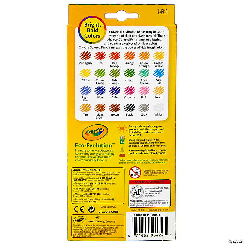My Crayola 24 Erasable Colored Pencils Office & Stationery Are Of